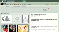 Desktop Screenshot of kazym.deviantart.com