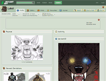 Tablet Screenshot of lukoi.deviantart.com