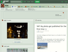 Tablet Screenshot of didar.deviantart.com