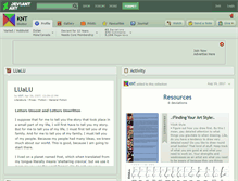 Tablet Screenshot of knt.deviantart.com