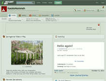 Tablet Screenshot of karatemommeh.deviantart.com