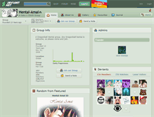 Tablet Screenshot of hentai-amai.deviantart.com