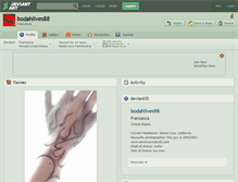 Tablet Screenshot of bodahlives88.deviantart.com
