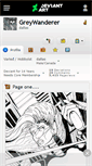 Mobile Screenshot of greywanderer.deviantart.com