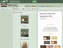 Tablet Screenshot of coffee-lovers.deviantart.com