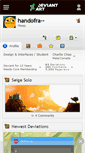 Mobile Screenshot of handofra--.deviantart.com