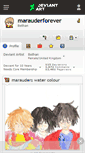 Mobile Screenshot of marauderforever.deviantart.com