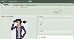 Desktop Screenshot of lehua.deviantart.com