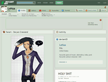 Tablet Screenshot of lehua.deviantart.com