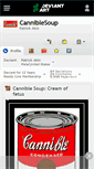 Mobile Screenshot of canniblesoup.deviantart.com