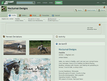 Tablet Screenshot of nocturnal-designs.deviantart.com