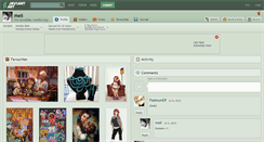 Desktop Screenshot of meil.deviantart.com