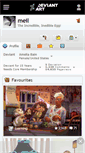 Mobile Screenshot of meil.deviantart.com