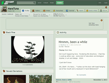 Tablet Screenshot of maratuna.deviantart.com
