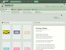 Tablet Screenshot of mistystar122.deviantart.com
