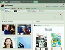 Tablet Screenshot of paul-wesley.deviantart.com