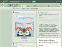 Tablet Screenshot of mangarevolution.deviantart.com