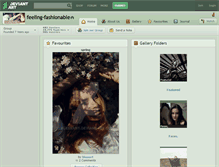 Tablet Screenshot of feeling-fashionable.deviantart.com