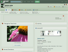 Tablet Screenshot of james-nara.deviantart.com