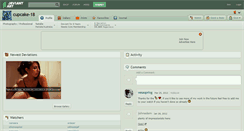 Desktop Screenshot of cupcake-18.deviantart.com