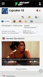 Mobile Screenshot of cupcake-18.deviantart.com