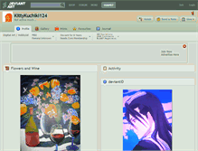 Tablet Screenshot of kittykuchiki124.deviantart.com