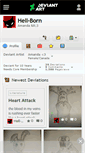 Mobile Screenshot of hell-born.deviantart.com