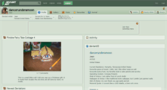 Desktop Screenshot of dancerunderamoon.deviantart.com