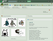 Tablet Screenshot of link-09.deviantart.com