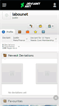 Mobile Screenshot of labounet.deviantart.com