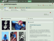 Tablet Screenshot of ellieboomphotography.deviantart.com