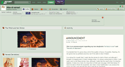 Desktop Screenshot of miss-ai-sensei.deviantart.com