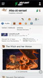 Mobile Screenshot of miss-ai-sensei.deviantart.com