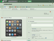 Tablet Screenshot of kediashubham.deviantart.com