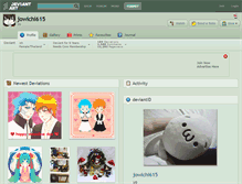 Tablet Screenshot of jowichi615.deviantart.com