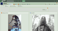 Desktop Screenshot of joruus.deviantart.com