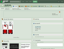 Tablet Screenshot of jaydensia.deviantart.com