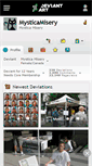 Mobile Screenshot of mysticamisery.deviantart.com