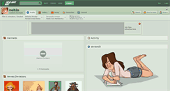 Desktop Screenshot of melh2o.deviantart.com