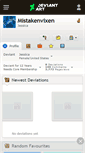 Mobile Screenshot of mistakenvixen.deviantart.com