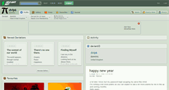 Desktop Screenshot of dvip6.deviantart.com