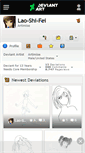 Mobile Screenshot of lao-shi-fei.deviantart.com