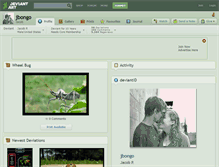 Tablet Screenshot of jbongo.deviantart.com