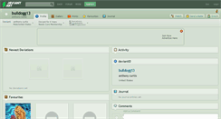 Desktop Screenshot of bulldogg13.deviantart.com