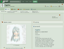 Tablet Screenshot of engeline.deviantart.com