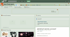 Desktop Screenshot of nami-pirate-queen.deviantart.com