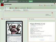 Tablet Screenshot of layerofwaste.deviantart.com