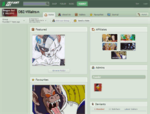 Tablet Screenshot of dbz-villains.deviantart.com