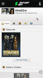 Mobile Screenshot of hive53.deviantart.com