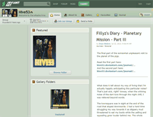 Tablet Screenshot of hive53.deviantart.com